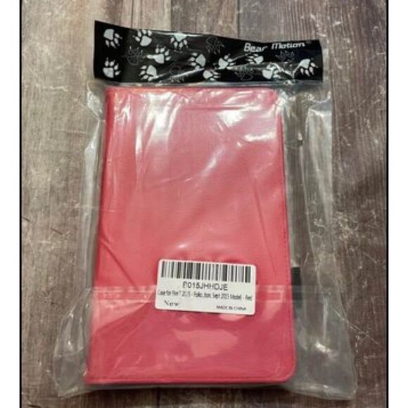 NEW! Red Case for Amazon Kindle Fire 7 - Picture 1 of 3